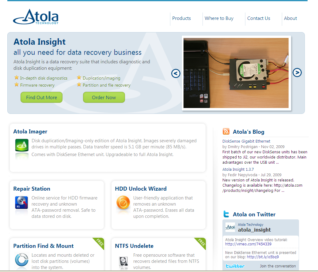 Atola.com new site